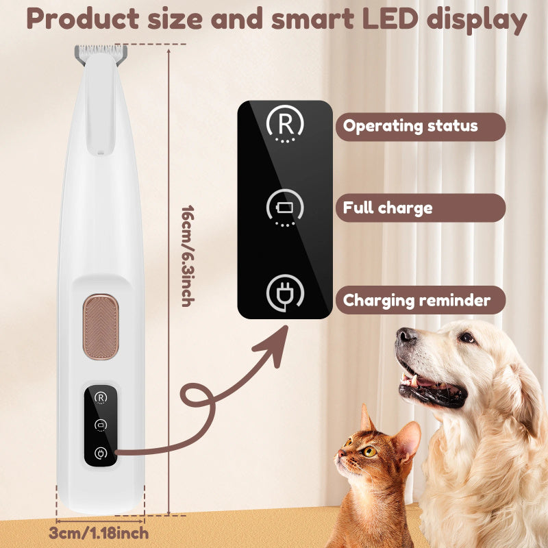 Pets Dog Paw Trimmer Fully Waterproof