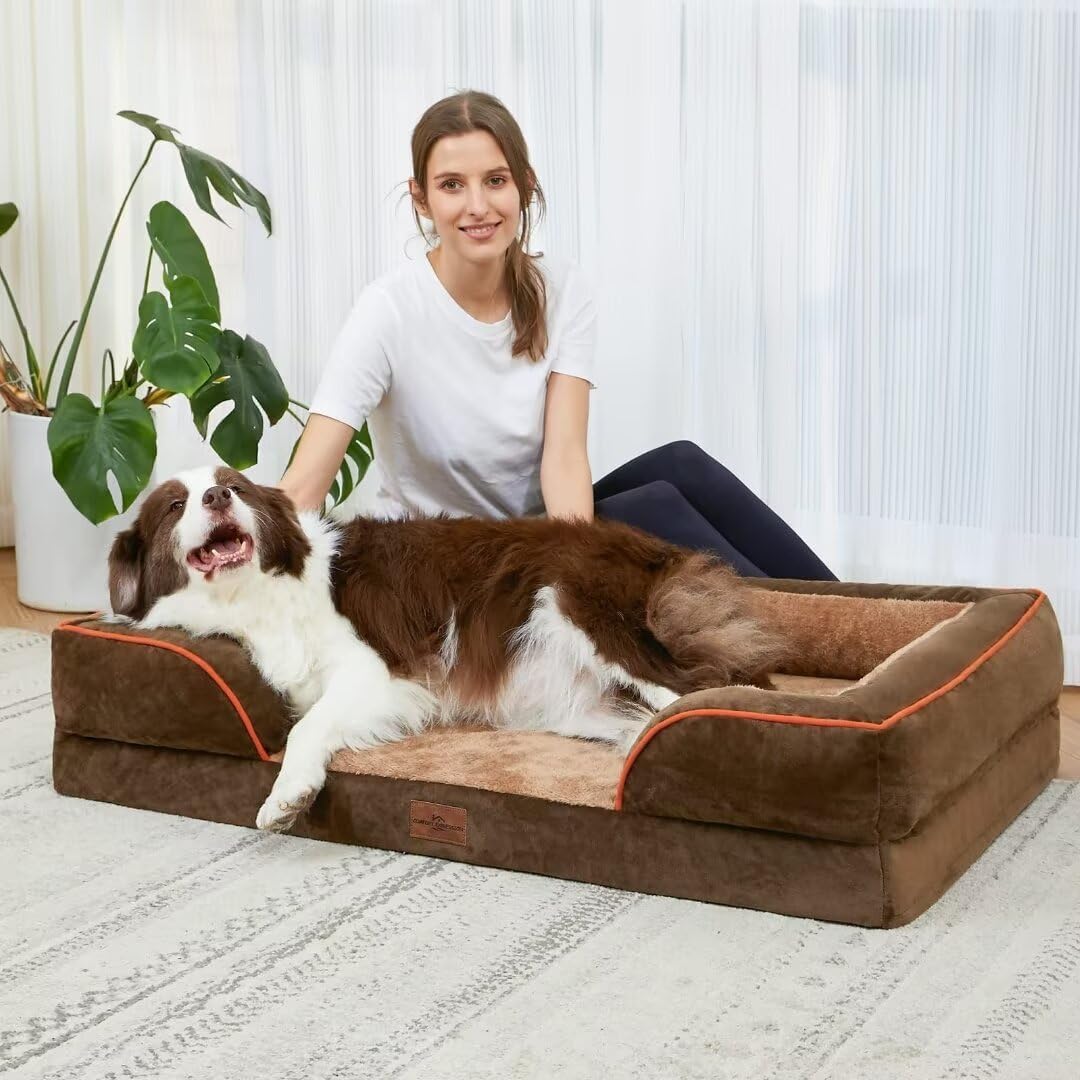 Orthopedic Large Dog Bed, Comfortable, Stylish, Durable, Washable - Available in XL, L, M.