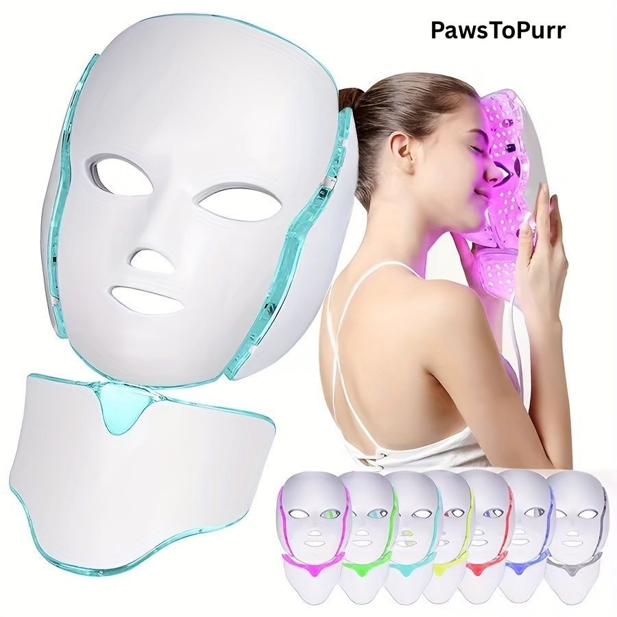 LED Photon Rejuvenation Mask with Neck Device