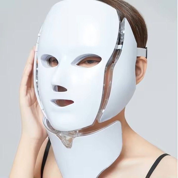LED Photon Rejuvenation Mask with Neck Device